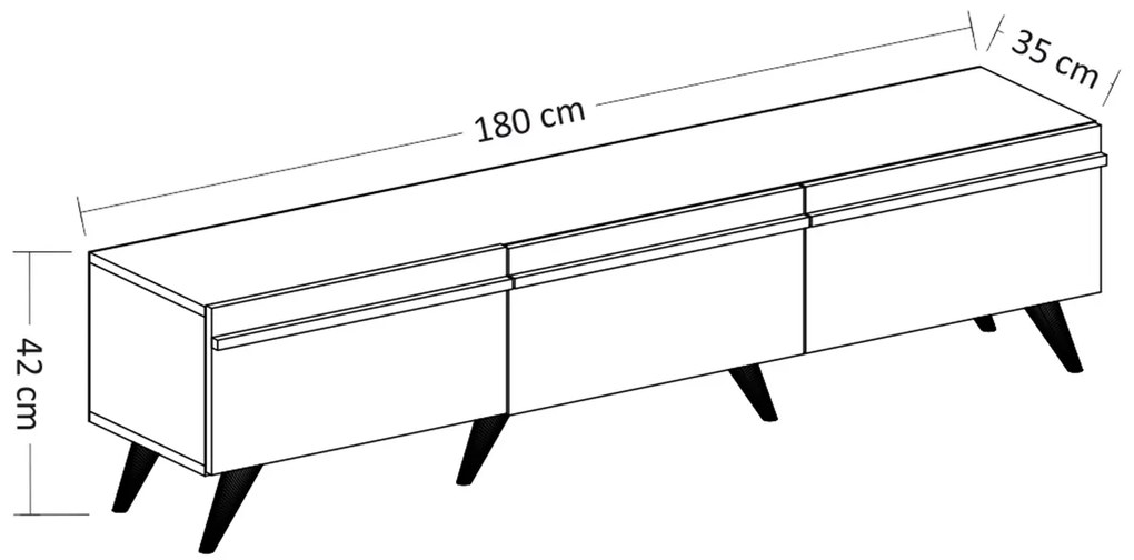 TV asztal/szekrény Amsty. 1067256