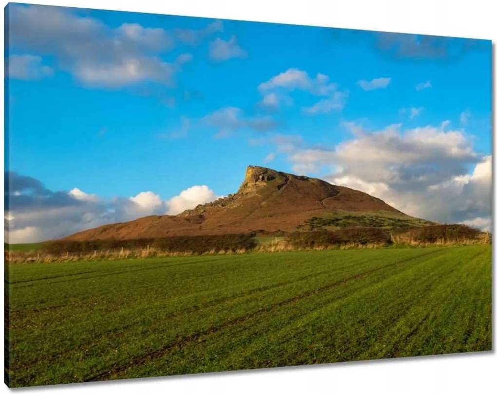 Festmények 100x70 Hegy a mező mögött