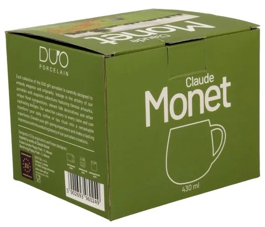 Monet porcelán öblös bögre - 430 ml - Pipacsmező