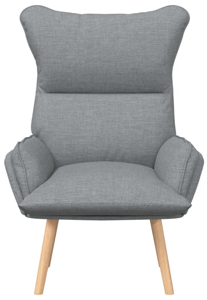 vidaXL Pihenőszék Világosszürke 69 x 74 x 93 cm szövet