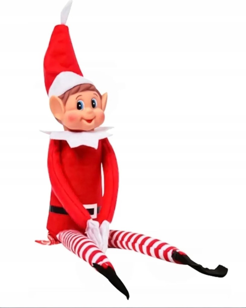 Karácsonyi Manó Adventi Figura Törp Manó Karácsonyi Csínyek Draótokkal 40 CM