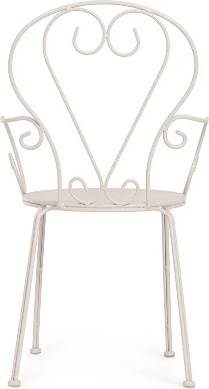 Bézs fém kerti szék Etienne – Bizzotto