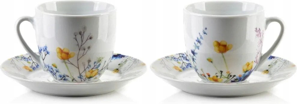 6 db-os porcelán teáscsésze szett ajándékba 250 ml