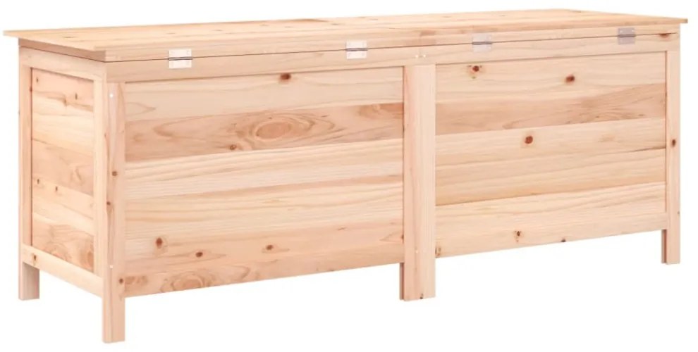 tömör fenyőfa kerti tárolóláda 150x50x56,5 cm