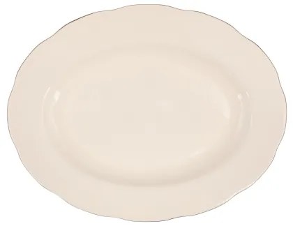 54 darabos étkészlet fehér/réz/csontporcelán