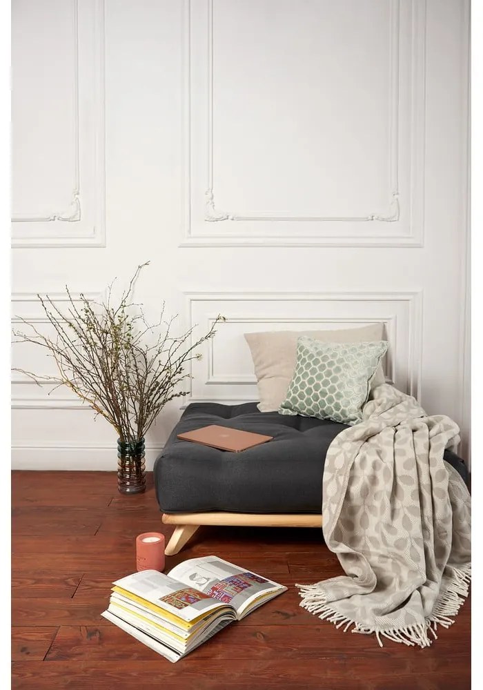 Senza Natural Clear/Grey lábtartó - Karup Design