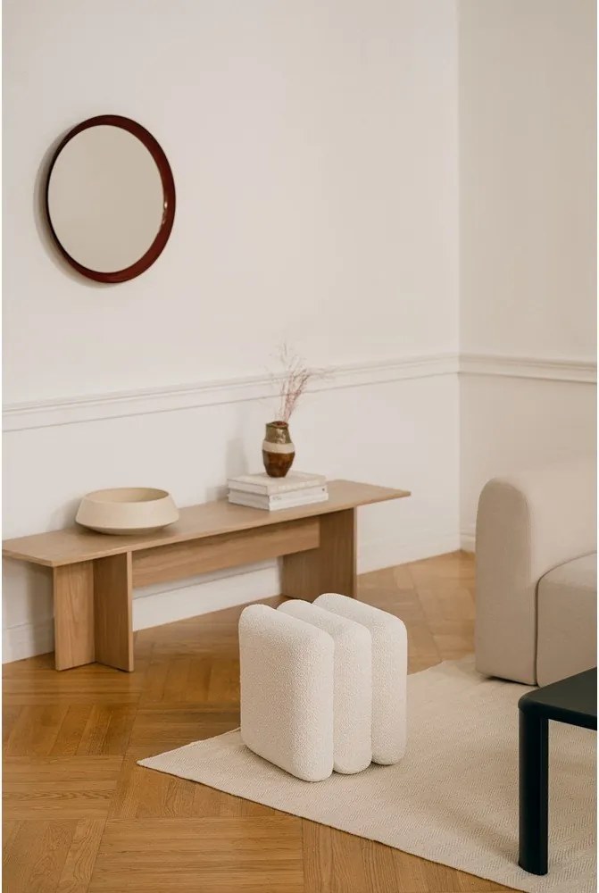 Bézs buklé puff Radd – noo.ma