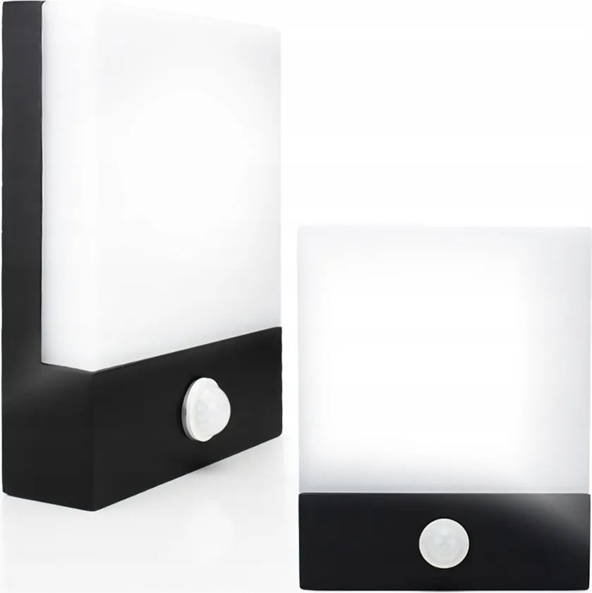 Fali lámpa Kültéri Homlokzati lámpa Alkonyati mozgásérzékelő 18W