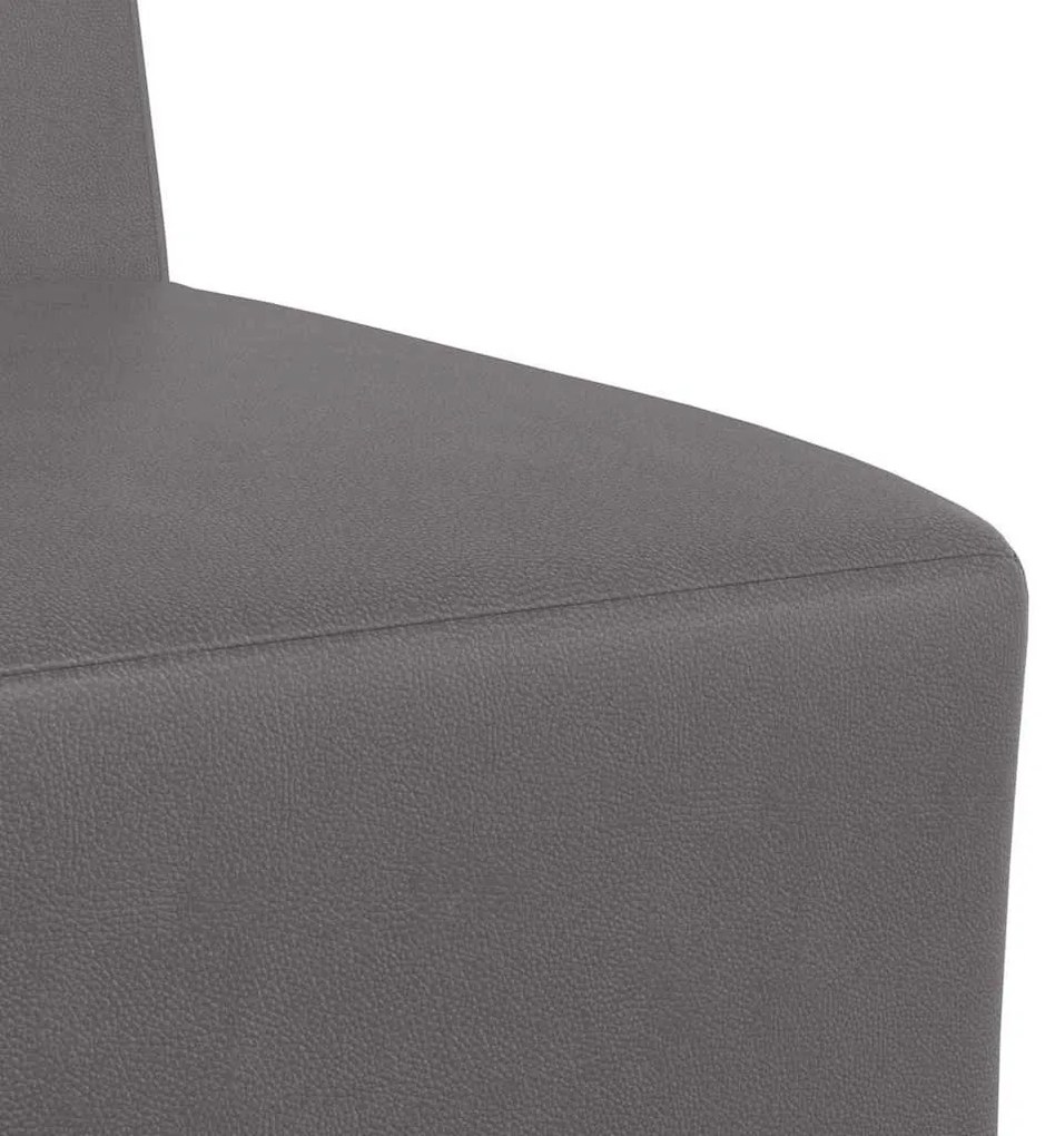 Karfa Nélküli Modularis Kanapé Egység 3 pcs Szürke