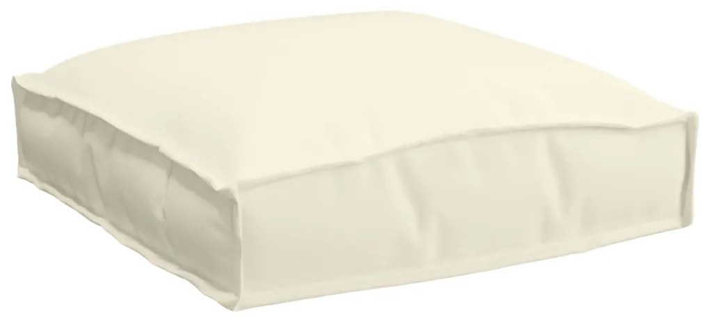 Raklap Párnák 4 db-os Krém 40x40x8 cm Oxford anyag