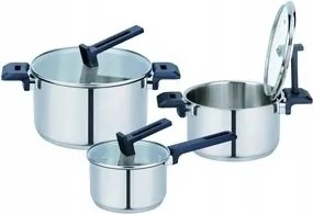 Edénykészlet Indukciós Edénykészlet Gáz Serpenyő 6 db-os