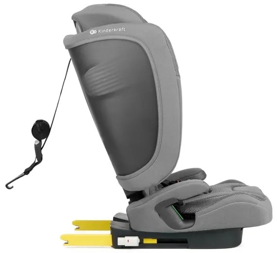 KINDERKRAFT - Autósülés FIX2GO i-Size 76-150 cm szürke