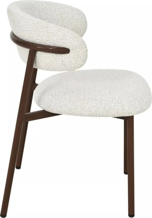 Elton II étkezőszék világosbézs/dió