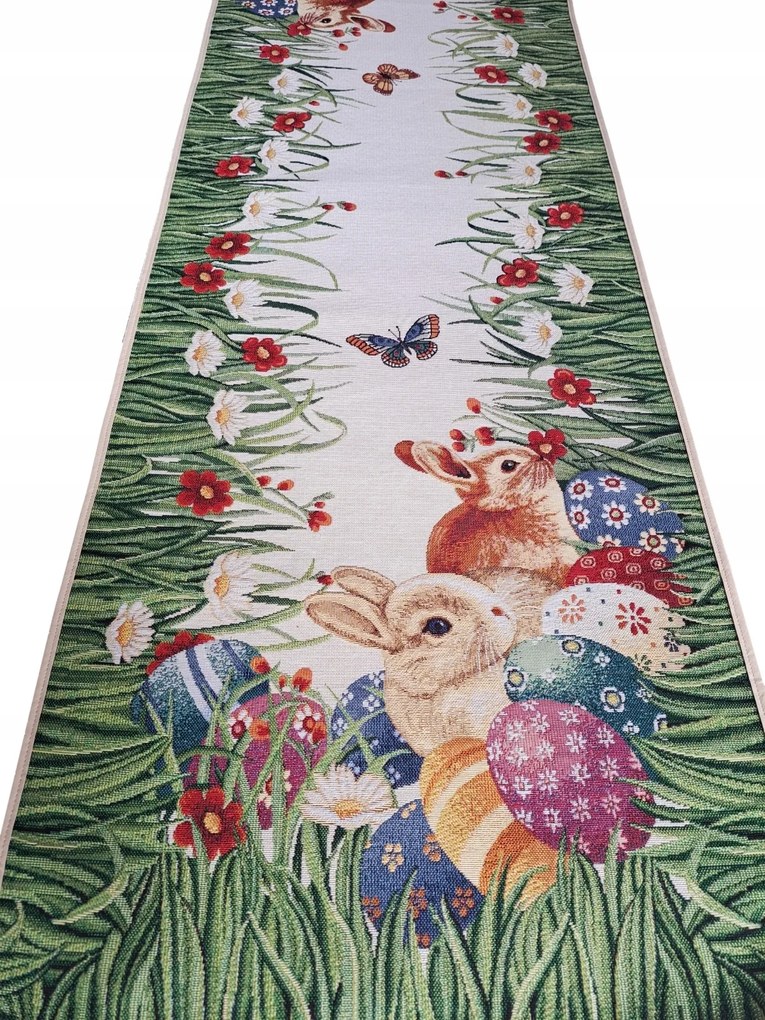 Asztali futó húsvéti asztalra, dohányzóasztalra 45x140 cm V53 Nagy Mintaválaszték