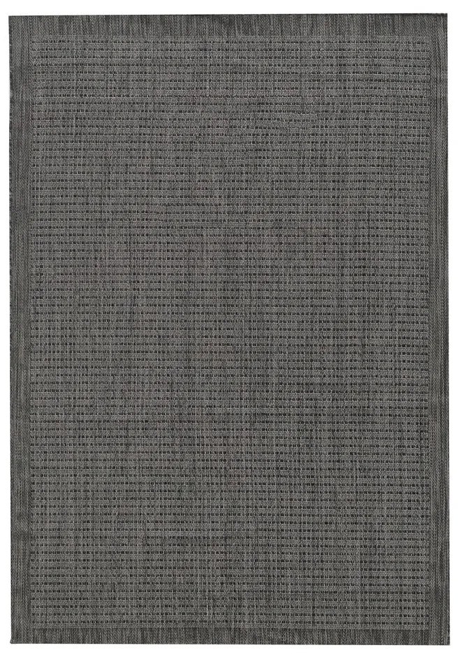 Sötétszürke kültéri-beltéri szőnyeg 200x290 cm Giza 1410 – Ayyildiz Carpets