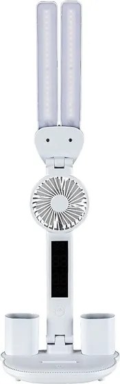 Rabalux 74030 - NOVILO LED dimmelhető asztali lámpa ventilátorral LED/7W/5V