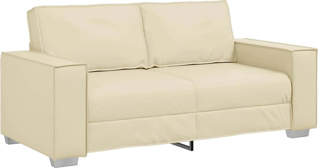 vidaXL Kanapé Krém 180 x 80 x 84 cm szövet