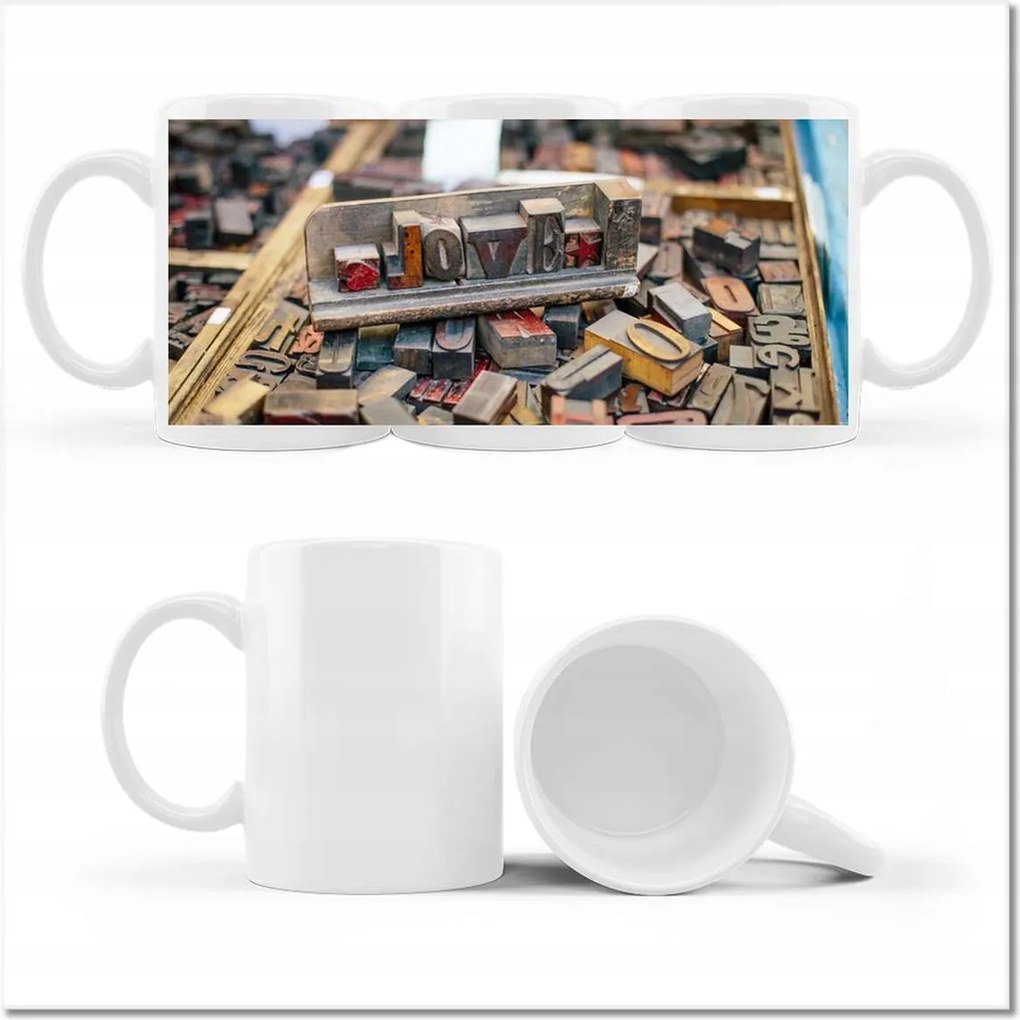 Love feliratos fényképes bögre