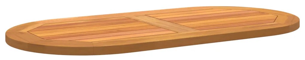 Asztallap 90x45x2,2 cm Ovális Tömör Fa Akác