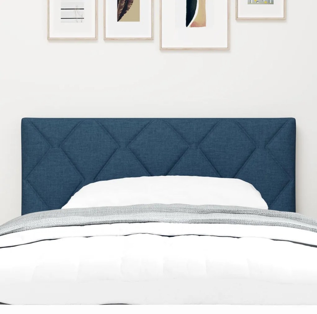 Fejtámla Gyémánt Blokk Design Kék 90 cm Szövet