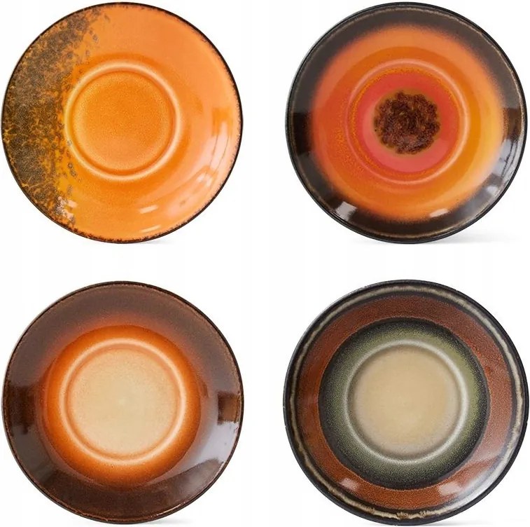 Kerámia tányér szett szószokhoz 70 db-os, HKLiving