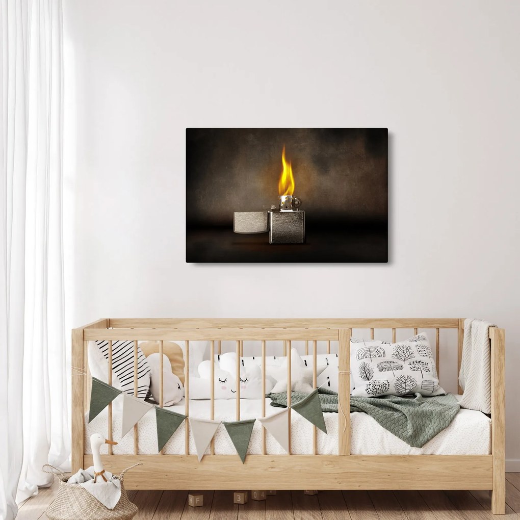 Egy öngyújtó képe (90x60 cm)