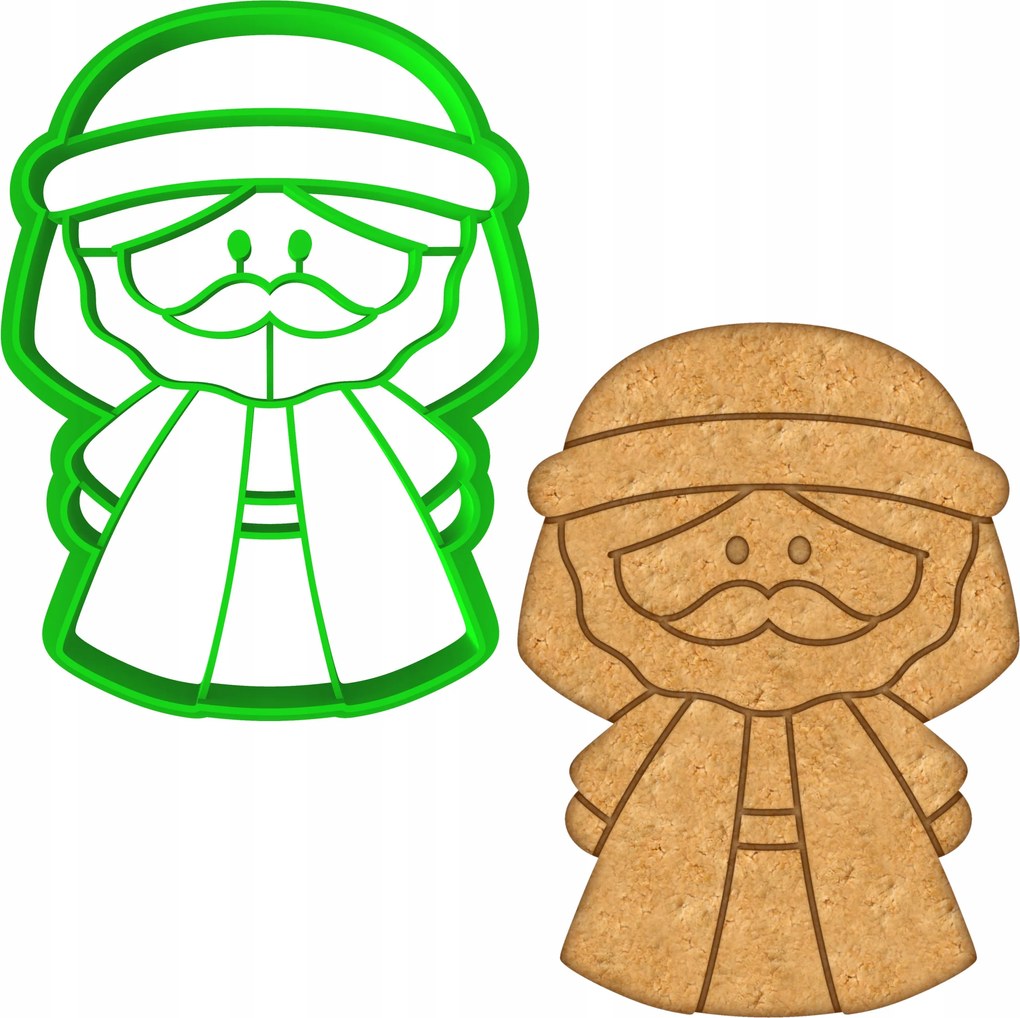 Karácsonyi Forma Mézeskalács lyukasztó Karácsony József 8cm