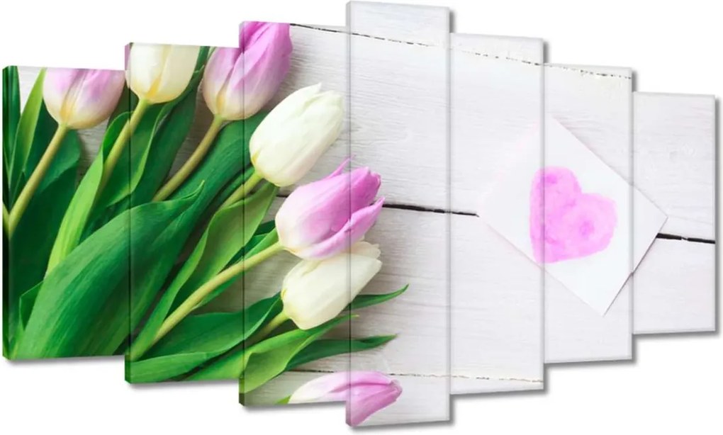 Vászonkép 140x80 Finom tulipánok