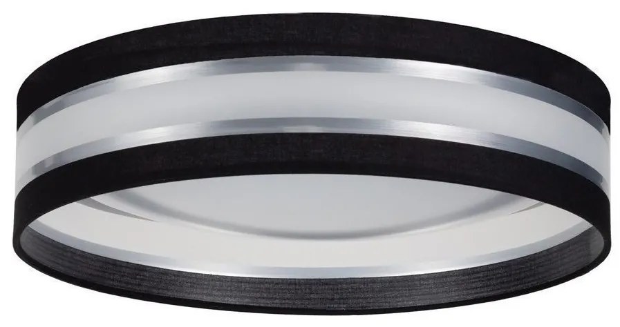 LED Dimmelhető mennyezeti lámpa SMART CORAL LED/24W/230V fekete/szürke + távirányító