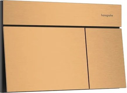 Hansgrohe iFrame Element E vezérlő gomb fémből szálcsiszolt bronz matt felülettel 66003140