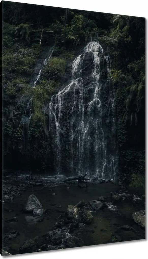 Vászonkép 80x120 Vízesés indonézia folyó