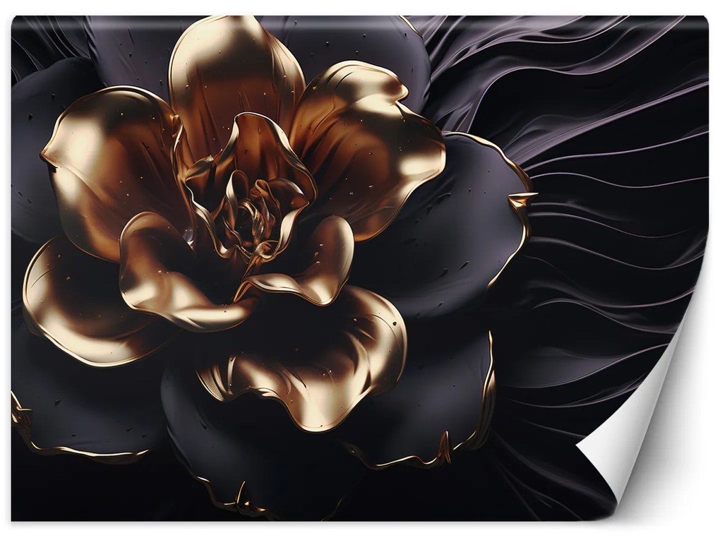 Gario Fotótapéta Arany virág Anyag: Vlies, Méret: 300 x 210 cm