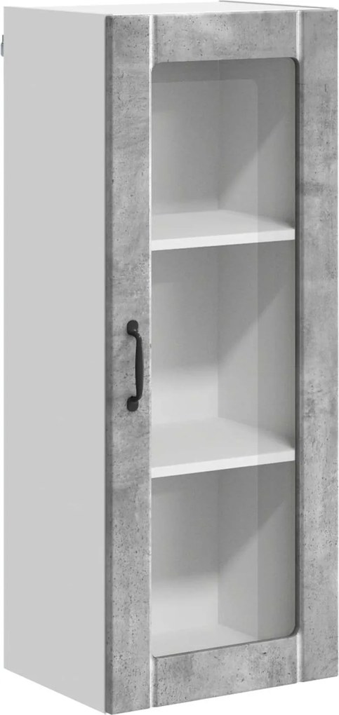 vidaXL Konyhaszekrény Beton Szürke 40 x 31 x 100 cm Faanyag