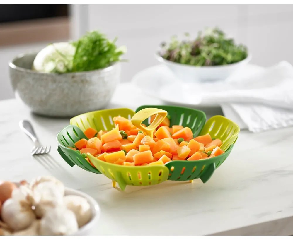 Bloom zöld párolóbetét - Joseph Joseph