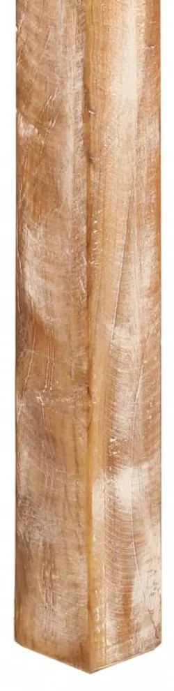 tömör újrahasznosított fa étkezőasztal 110 x 55 x 76 cm