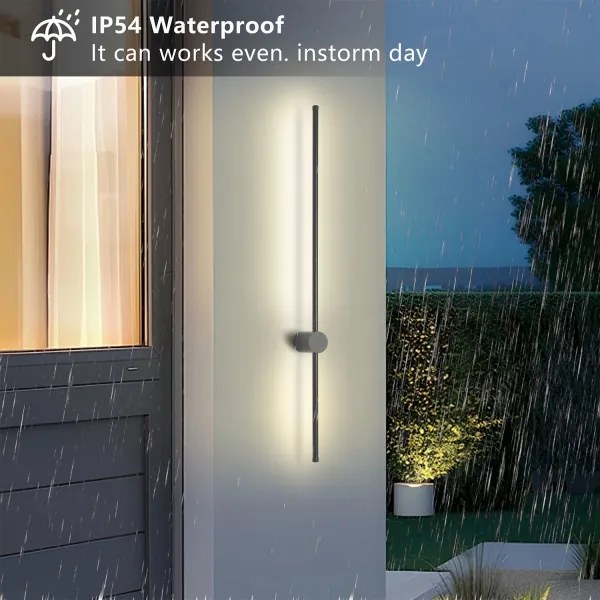 Brilagi - LED kültéri fali lámpatest AURA LED/20W/230V 4000K IP54 antracit