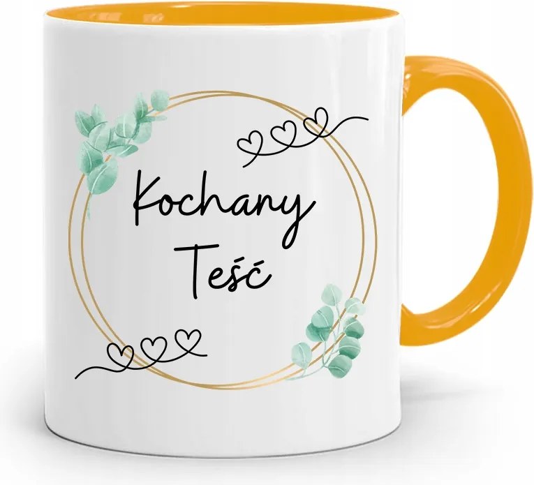 Sárga Bögre Apósnak Szeretett Após Ajándék fényképes nyomtatással