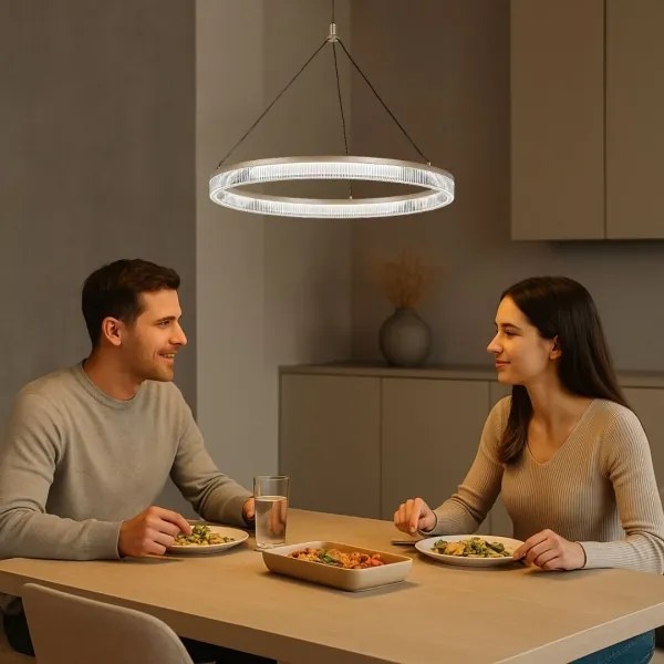 Rabalux 72471 - LED dimmelhető drótkábeles csillár RIVONA LED/24W/230V 3000-6500K+távirányítóval