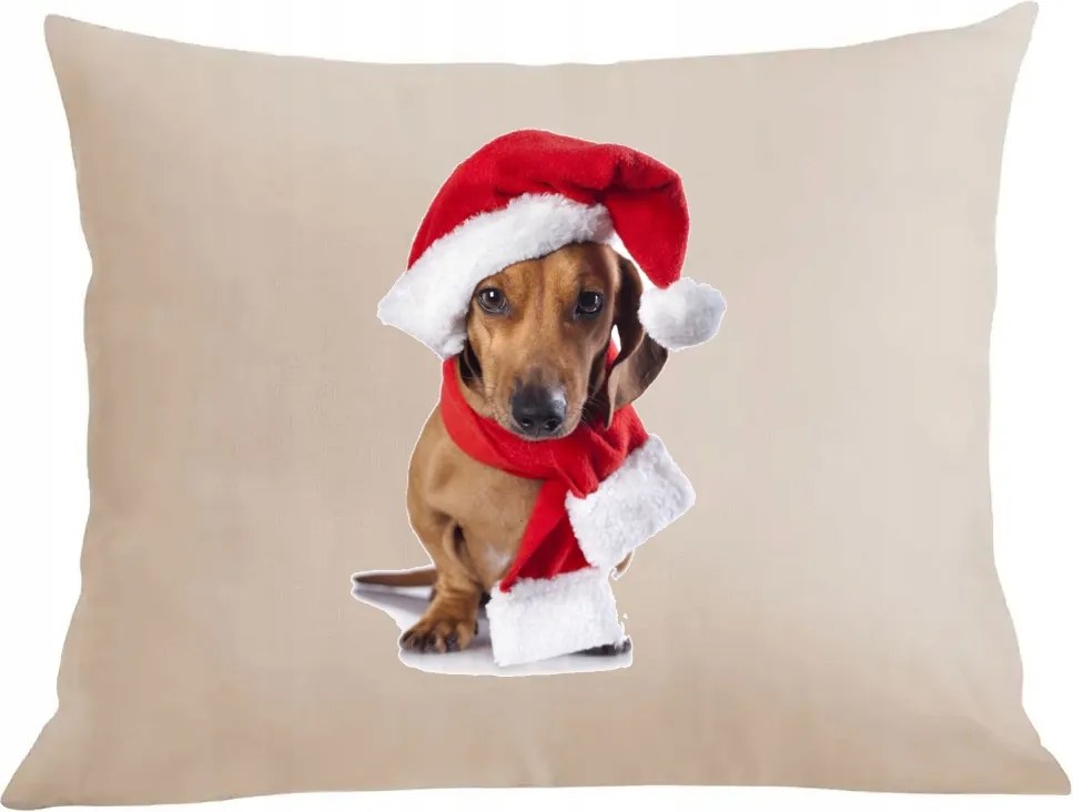 Párna párnahuzat Tacskó Karácsonyi ajándék