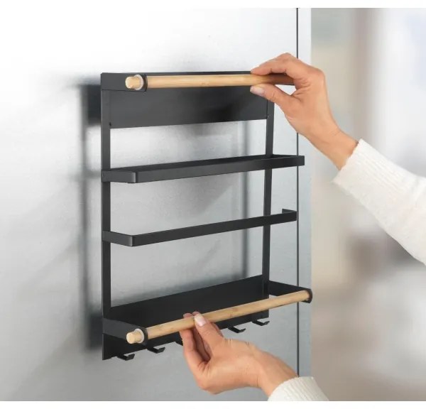 WENKO 54114100 - MAGNA rendszerező 33x34 cm fekete/barna