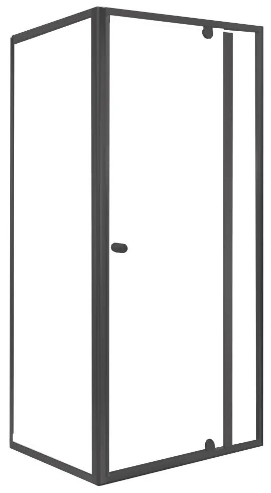Flexi 80x90 cm sarokba szerelhető aszimmetrikus zuhanykabin zuhanytálca nélkül