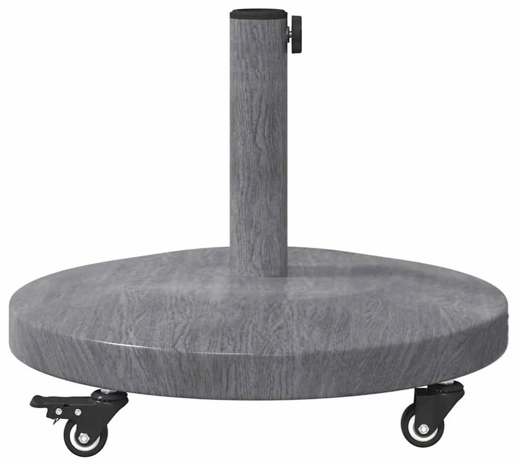 Kültéri Napernyő Tartók Sötét fa 48 x 48 x 32.5 cm Acél, Beton