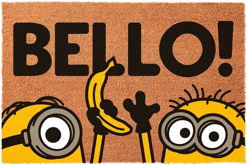 Lábtörlő Kültéri Ajtó Alá Minyonok 40x60 Beltéri ablaktörlő