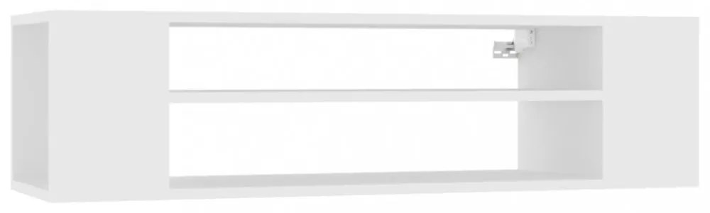 fehér szerelt fa függő TV-szekrény 100 x 30 x 26,5 cm