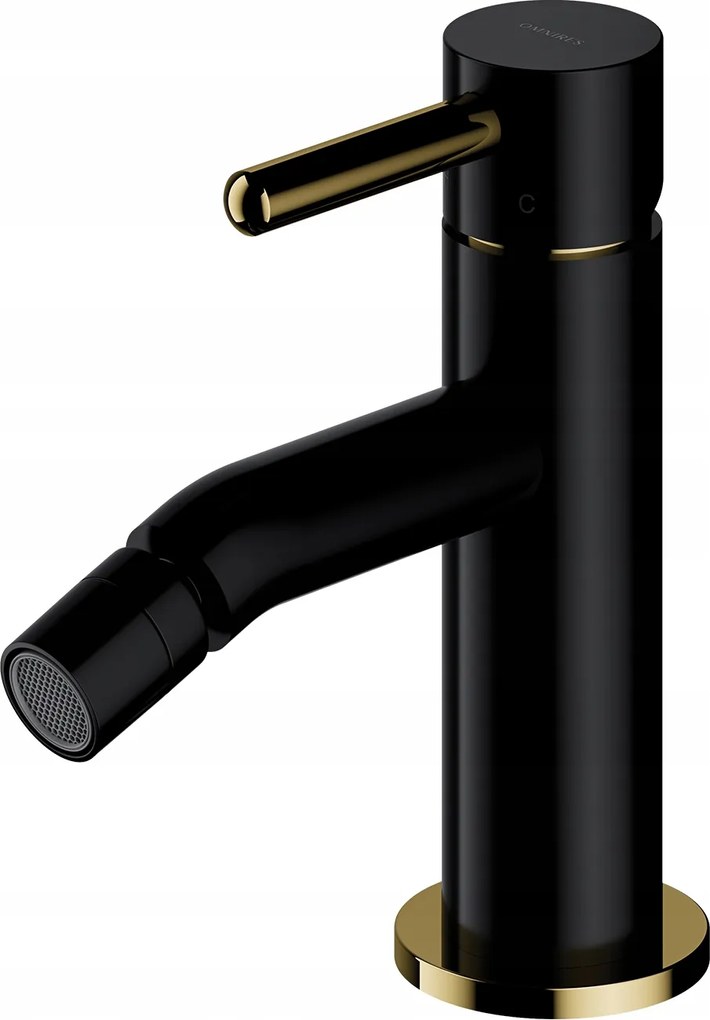 Álló Bidé Csaptelep Fekete Arany Omnires Y