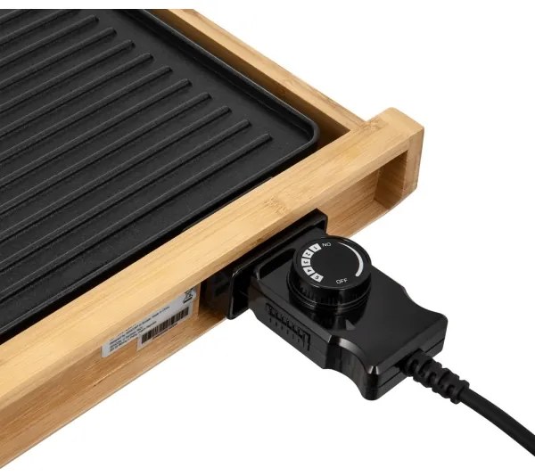 Sencor - Asztali elektromos grill 1800W/230V bambusz