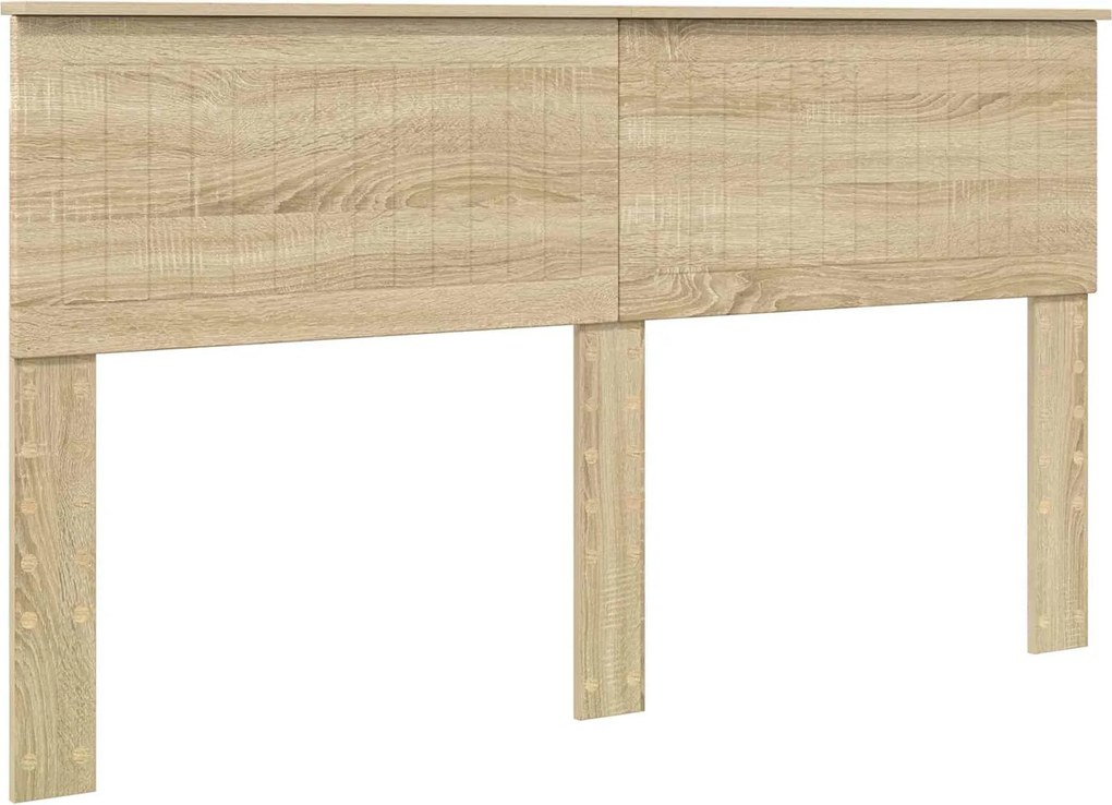 vidaXL Fejtámla Sonoma tölgy 160 cm Faanyag