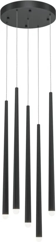 MAYTONI MOD132PL-L30BK CASCADE Többágú Függesztett Lámpa Fehér, Fekete LED IP20