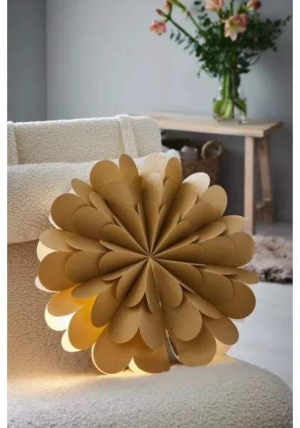 Markslöjd 705949 - Karácsonyi dekoráció MARAVILLA 1xE14/25W/230V á. 60 cm arany