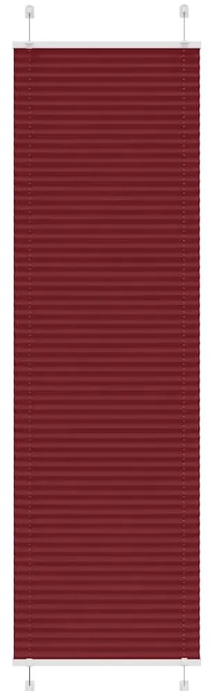 pliszírozott redőny Bordeaux piros 60x200 cm Szövetszélesség